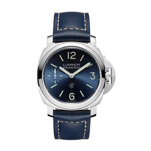 시계 고품질 남자 시계 디자이너 기계식 시계 럭셔리 PAM01085 남성용 클래식 블루 다이얼 빛나기 기계 시계
