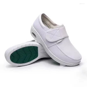 Casual Shoes Spring Women's White Air Cushion Wedge Comfortable Work Soft Sole Non-slip Slip-on Loafers