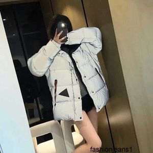 Designer Correct version of Mengjia's winter M reflective down jacket, unisex 90 white duck down warm and versatile jacketGC22