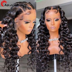 Wigs Loose Wave 13x6 Hd Lace Frontal Wig 13x4 HD Lace Front Human Hair Wigs For Women Brazilian Pre Plucked Loose wave Wig Cheap 180%