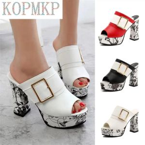 Pompe 3 colori Fashion Summer Women Elegant High Heel Sandals Peep Platqua