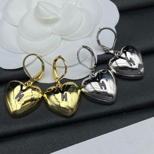 Kolczyki stadnorskie projektant Dangle dla kobiet złote srebrne kolanki Kolor żyrandol biżuteria Diamentowe modne kolczyki retro miłosne wisiorek na imprezę Prezent 243182LR