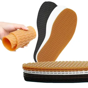 Palmilhas solas de borracha para fazer sapatos sola de substituição antiderrapante sapato único reparação remendo sola protetor folhas para tênis salto alto