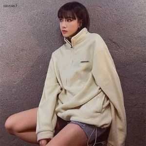 20 Suéteres de lã com meio zíper FOG para outono High Street Outerwear Tendência Unissex Essentials