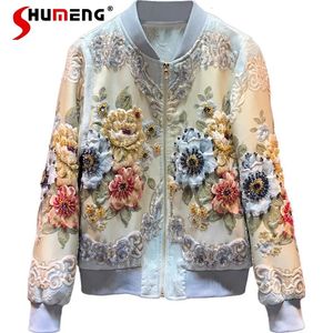 Heavy Industry Luxury Baseball Uniform Womens Spring Autumn Streetwear Jacket Long Sleeved Zipper Overcoat Harajuku 240319