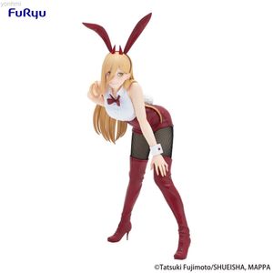 Aktionsspielfiguren Original Anime FuRyu Chainsaw Man Power BiCute Bunnies Actionfigur Spielzeug 25 cm japanisches PVC-Actionmodell Status Weihnachtsgeschenk 24319