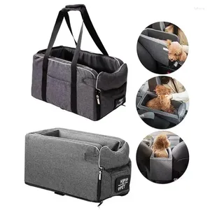 Dog Carrier Car Seat Mounted Kennel Portable Central Console Bag Pet Supplies Cat Accessories