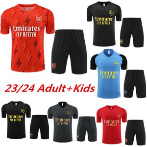 2023 2024 Pepe Saka Pink Arsen Tracksuit Football Soccer Jerseys 23 24 Gunners Training Suit Odegaard Thomas Tierney Smith Rowe Transport Men Kids Sportwear Kit