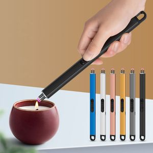 USB -uppladdningsbar elektronisk lättare vindtätbåge BBQ Lighter With Litium Battery Flameless Fire Starter For Outdoor Kitchen Scented Candle