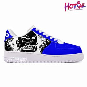 Sapatos DIY para homens e mulheres, tênis de corrida, com design de plataforma nas cores clássicas branco e preto, tênis verdes para esportes ao ar livre, disponíveis nos tamanhos 36-48