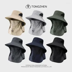 Wide Brim Hats Breathable Mesh Safari Caps Neck Protection For Men And Women Sun Hat With Flap Outdoor Hiking