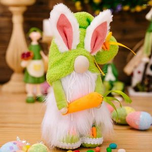 Party Decoration Doll Ornaments Spring Easter Faceless Gnome Egg Carrot Ornament Kids Gift Favor