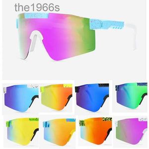 2024 Original Pits Vipers Sport Google Tr90 Óculos de sol polarizados para homens/mulheres Óculos à prova de vento ao ar livre 100% UV Lente espelhada Presente perfeito 99HG