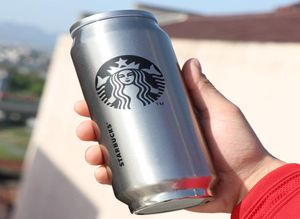 Fashion s Mermaid logo Stainless Steel zip-top Coke Can coffee cup for out dooor sport accompanying cup 500ML4551735