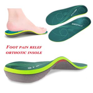 Allvarlig platt fot ortisk innersula Plantar Fasciitis Relieve Heel Pain Arch Support Shoes Insert For Women Men Sneakers Boots Sole 240318