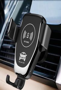10W QI Wireless Charging for Samsung Galaxy S10 S9 S8 S6 S7 Car Mount Phone Holder for IPhone X XS MAX XR 8 Plus Cell Phone Wirele8425500