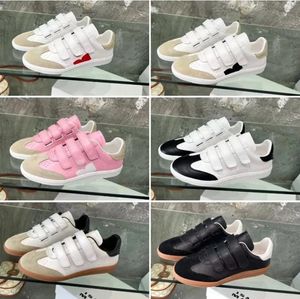 Mode Bryce Love Little White Shoes Shoes Designer Runway Shoes Isabel Paris Marant Sneakers Beth Grip-Strap Leather Low-Top Beth Logo Leather Sneakers Trainer Trainer