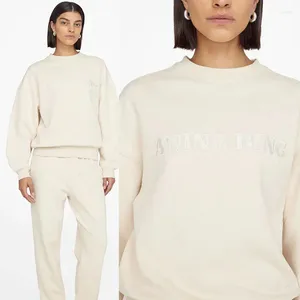 Kadın Hoodies Sweatshirt 2024 Tatlı American O-Beeck Düğün Külot Kalın Sonbahar/Kış Şeker Renk Gevşek Hoodie Katı Giyim