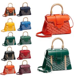 10a designers bag for womens top handle Saigon Bamboo bag Luxury handbags mens cross body Shoulder Bags classic Leather travel tote pochette wooden purse Clutch bag