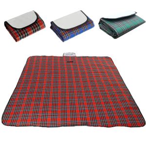 Tappetino da campeggio Tappetino da picnic Coperta da spiaggia portatile Coperta scozzese impermeabile a prova d'umidità Tappetino da spiaggia Tappetino da viaggio pieghevole per escursionismo