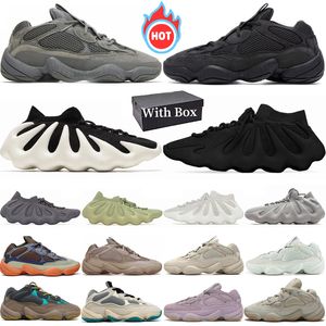 Mit Box Designer 500 450 Laufschuhe Männer Frauen Wolken weiß 500-Dienstprodukte Schwarz Knochen Weiß Salz Blush Asche grauer Ton brauner Granit Herren Trainer Outdoor Sneakers 36-45