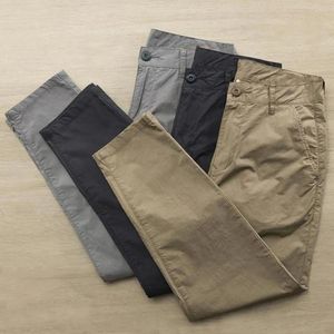 Pantaloni da uomo Tinta unita Casual Morbidi e traspiranti Nono Pantaloni con tasche con chiusura a cerniera per il massimo comfort