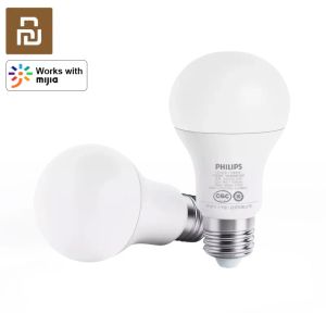 Controle originele youpin mijia inteligente lâmpada led bal lâmpada wifi afstandsbediening porta xiaomi mi thuis app standaard e27 lâmpada 6.5w 0.1a