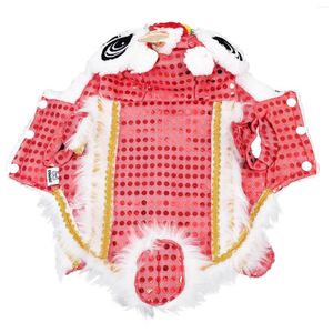 Ubrania odzieży dla zwierząt domowych dla zwierząt Puppy Costume Anime Polyester Party Boy Dance Lion Rok