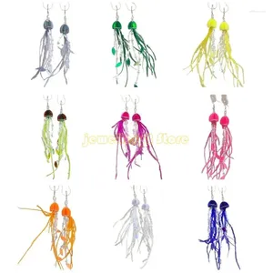 Dangle Earrings Fashion Jellyfish Tassels Pendant Jewelry Unique Long C9GF