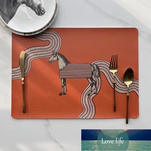 Amerikan Toptan Lüks Heat Paspas Yemek Masası Yastık Anti-Scald Placemat Hanehalkı Pu Bowl Mat Diva Paspasları Potholder Kalın Coaster