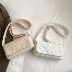 Borse a tracolla Borsa alla moda Flip casual da donna Messenger Semplice tracolla regolabile in tessuto morbido portatile elegante per le vacanze del fine settimana