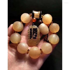 Strand Tibet Natural Cavel Back Lines Com Garra Conjunto de Bambu Azeitona Casca de Coco Ábaco Chifre Mundo Rico