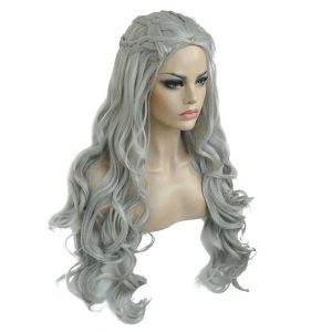 Peruklar Strongbeauty Daenerys Targaryen Prenses Cosplay Wig Cadılar Bayramı Kostümleri Sentetik 32 