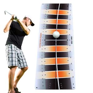 AIDS Golf Swing Training Matte Golf Golf Putter Pfad Matten tragbare Golf -Trainingstrapern Golf Übung AIDS Decke Golfzubehör