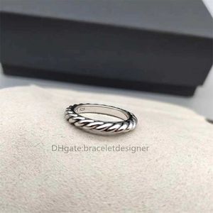 hot selling luxury rings 925 sterling silver classic circular wave ring exquisite luxurious charm women designers jewelry gift