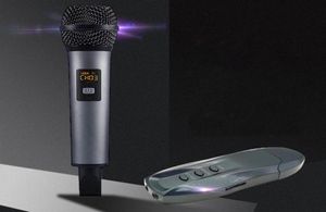 Microphones K18V Professional Portable USB Wireless Bluetooth Karaoke Microphone Speaker Home KTV For Music Playing And Singing1784235