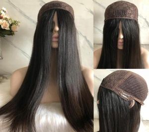 4x4 Silk Top Jewish Wig Black Color 1B Finest European Virgin Human Hair Kosher Wigs Capless Wigs Fast Express Delivery5733344