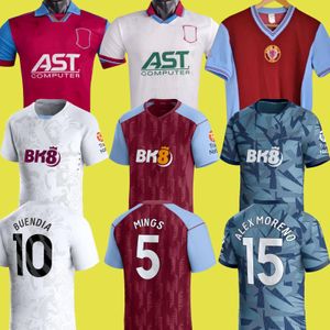 95 97 retro Soccer Jerseys Kids Kit Home 2023 2024 82 83 AsTOn VilLaS Football Shirt Training Away Fans Player Version Camisetas MINGS BUENDIA WATKINS Maillot Foot