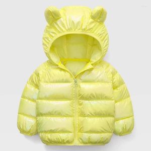 Piumino da 0-6 anni per bambini autunno inverno giacca in cotone con cappuccio carino stile casual per ragazze caldo top di alta qualità