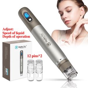 Original H3 Microneedle Hydra Pen Roller or Cartridge Adjust Liquid Meso Gun for Face Nutrition Input Pore Thinning Complexion Improvement Relief Stretch Marks