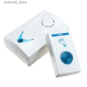 Doorbells Wireless doorbell LED 2 button 3 receiver battery powered 32 tuning song ring remote control home safety 100M doorbell doorY2320