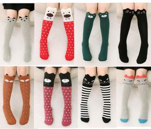 Cartoon Cute Children Socks Drukuj Animal Botton Baby Baby Socks Socks High Long Fox Socks for Toddler Girl Odzież Akcesoria 9722174