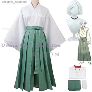 Cosplay Anime Costume Kamisama Love Mizuki odgrywanie ról RPY WID ON KAMISAMA WIG JAPOMESE BIAŁY KIMONO KENDO PANTY HALLOWEEN SETC24320