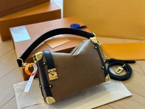 Tasarımcı Yan Bagaj Deri Omuz Çantası Kadınlar Klasik Çantası Üst Kue Crossbody Luxury Marka Totes Lady Cüzdan Çanta