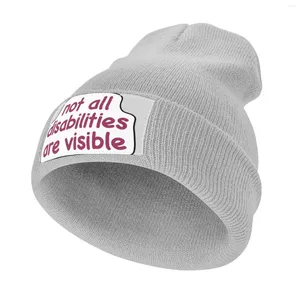 Baskar inte alla funktionsnedsättningar är visiblecap stickat cap militär taktisk kepsar boll sommarhattar hatt för män kvinnor