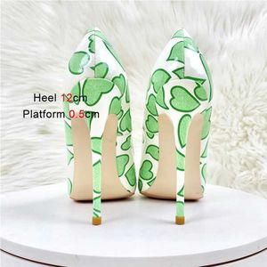 Kleid Schuhe 2023 Designer Neue Liebe Herz High Heels Europa und Amerika Mädchen Party Single Mode Spitz 10 cm Frauen hochzeit PumpsW4PC H240321