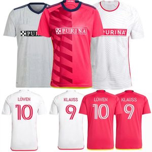 2023 2024 2025 St Louis City SC Soccer Jerseys Lowen NILSSON JACKSON Ostrak GIOACCHINI STROUD KLAUSS Saint St. Louis home away 23 24 25 football men kids shirt