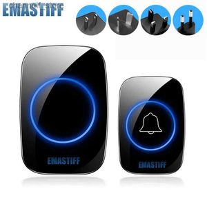 Doorbells Welcome to the homepage of the intelligent wireless doorbell waterproof 150M remote control EU AU UK plug intelligent doorbellY240320