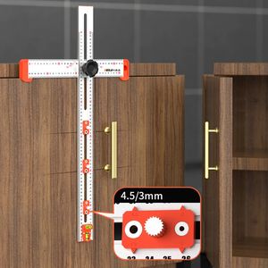 60 cm Hög Precision Angle Ruler Woodworking Scribe Drawing Marking Gauge Crossed Cut T-Type Ruler Mätverktyg 240307