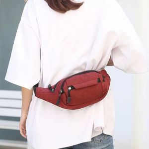 Уличные сумки Поясная сумка Uni Fanny Pack Модные женские парусиновые сумки-мессенджеры Прямая доставка Спорт на открытом воздухе Dhcxk